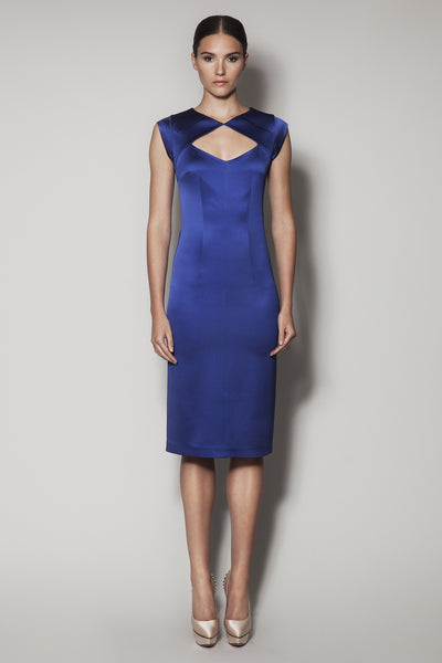 MARENGO DRESS IN LIBERTY SATIN SHINE