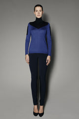 HAVEN BICOLOR CASHMERE TOP
