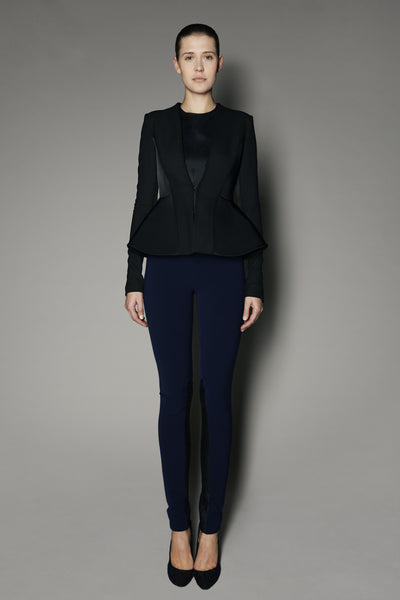 Thoraya Blazer IN BLACK OTTOMAN
