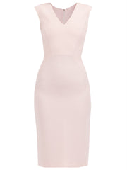 ZOLA DRESS IN APRICOT MATT STRETCH