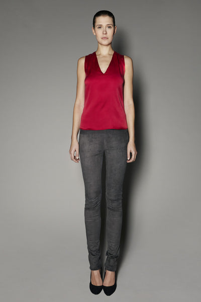 Constance Suede Leather Pants