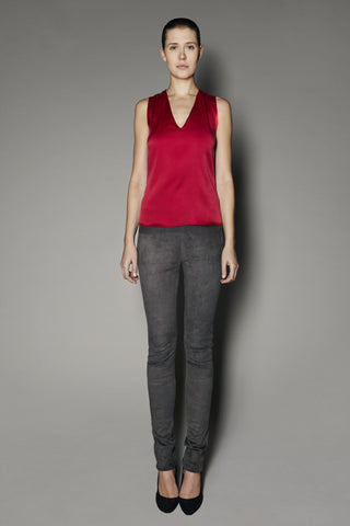 Constance Suede Leather Pants